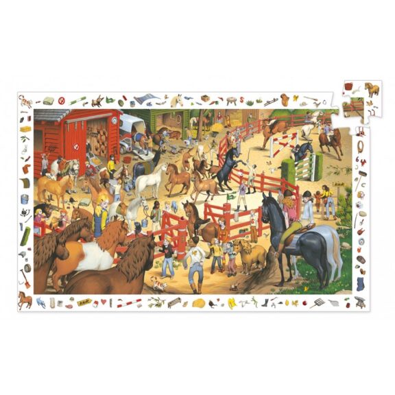 Djeco - Puzzel observation paarden - 200 stukjes