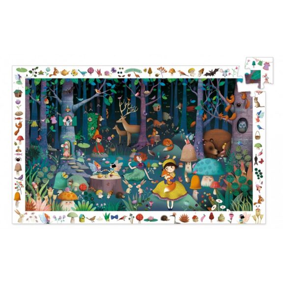 Djeco - Puzzel La Foret Enchantee - 100 stukjes