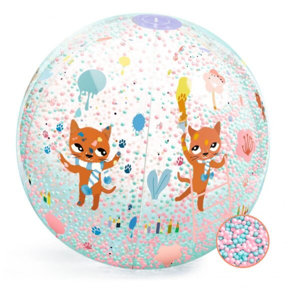 Djeco - Strandbal bubbles Chamalow - Afbeelding 2