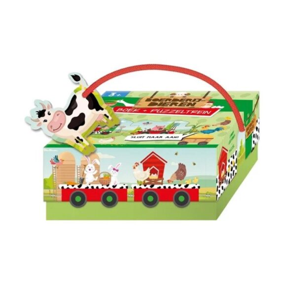 Lantaarn - Puzzeltrein boerderijdieren