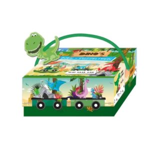 Lantaarn - Puzzeltrein dino's