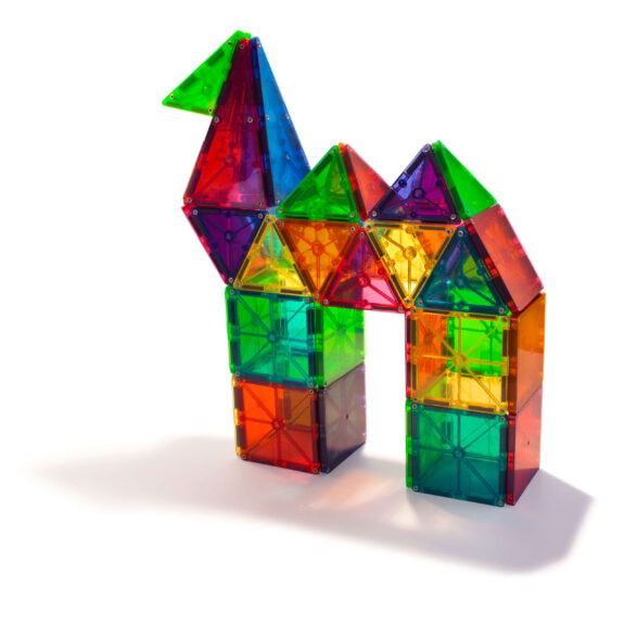 Magna-Tiles - Clear Colors 100 stuks - Afbeelding 3