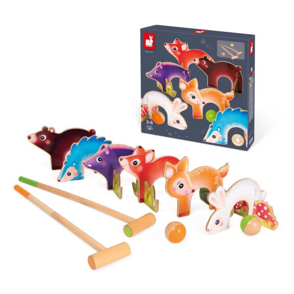 Janod - Spel croquet bosdieren