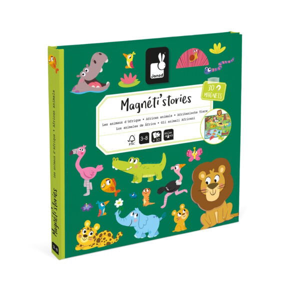 Janod - Magneti Stories - Afrikaanse dieren