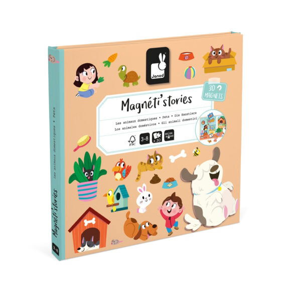Janod - Magneti Stories - Huisdieren