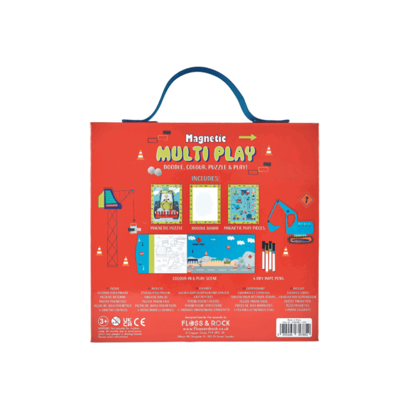 Floss & Rock - Magnetic multi play bouwplaats - Afbeelding 3