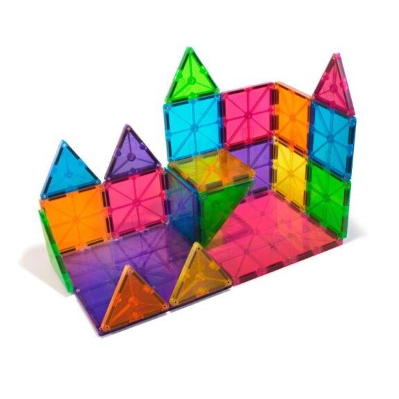 Magna-Tiles -Clear colors 32 stuks - Afbeelding 2