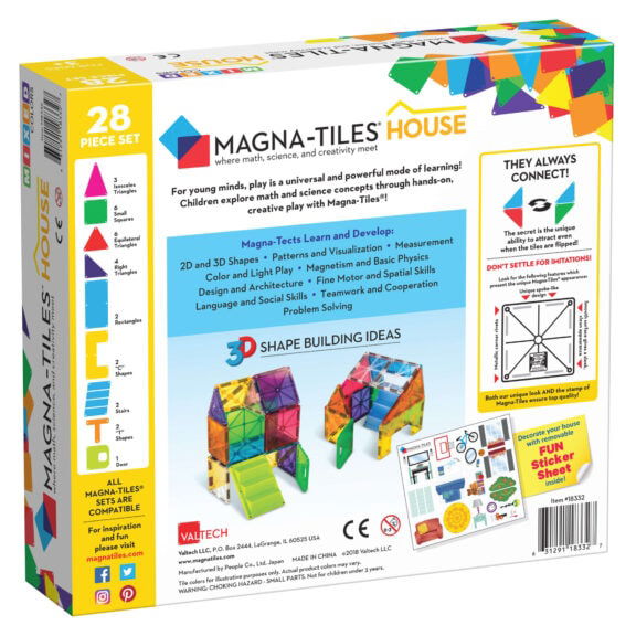 Magna-Tiles - House 28 stuks - Afbeelding 6