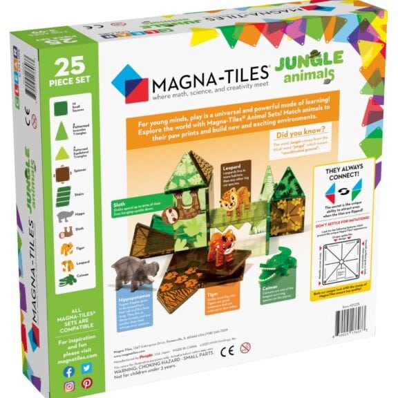 Magna-Tiles - Jungle animals 25 stuks - Afbeelding 3