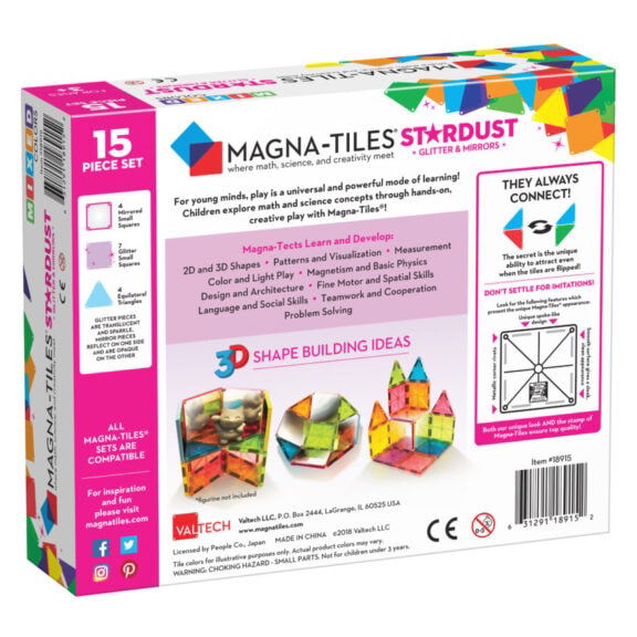 Magna-Tiles - Stardust 15 stuks - Afbeelding 4