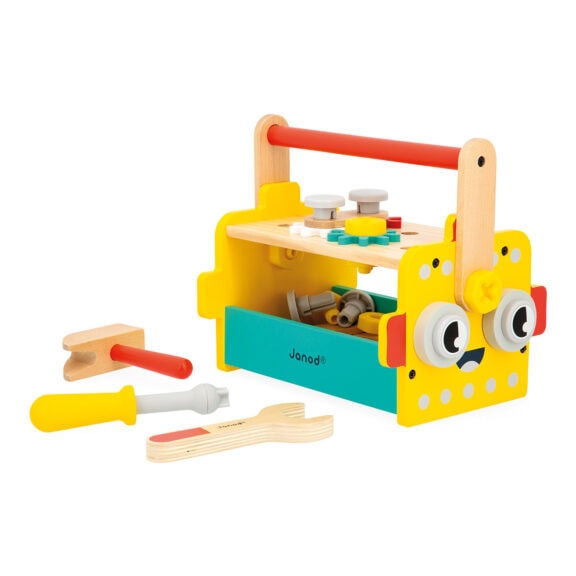Janod - Brico Kids Gereedschapskist robot - Afbeelding 2
