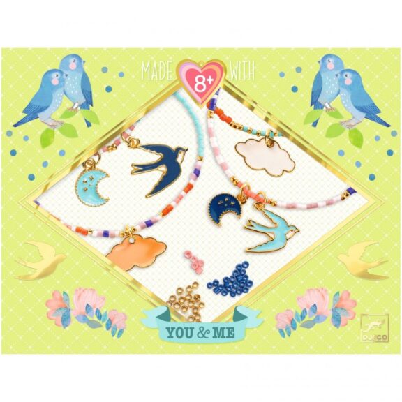 Djeco - Armbandjes maken vogels