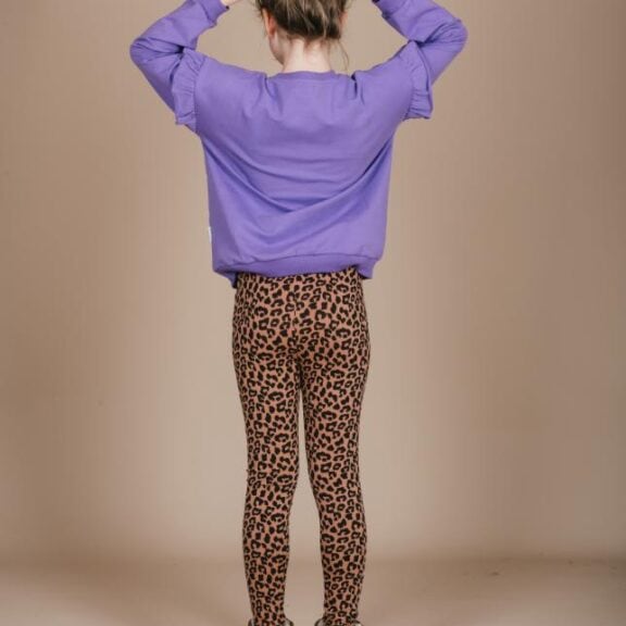 Petit Blush Lola Legging Leopard duurzame kinderkleding meisjeskleding winterkleding panterprint tijgerprint