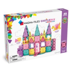 MagnaTiles castle 25 pieces glitter draken prinses magnetische bouwstenen kasteel