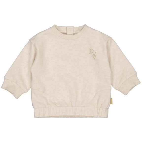 LEVV sweater JAN babytruitje cremekleur winterkleding babykleding biologisch katoen