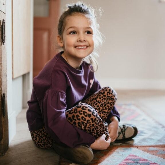 Petit Blush Lola Legging Leopard duurzame kinderkleding meisjeskleding winterkleding panterprint tijgerprint