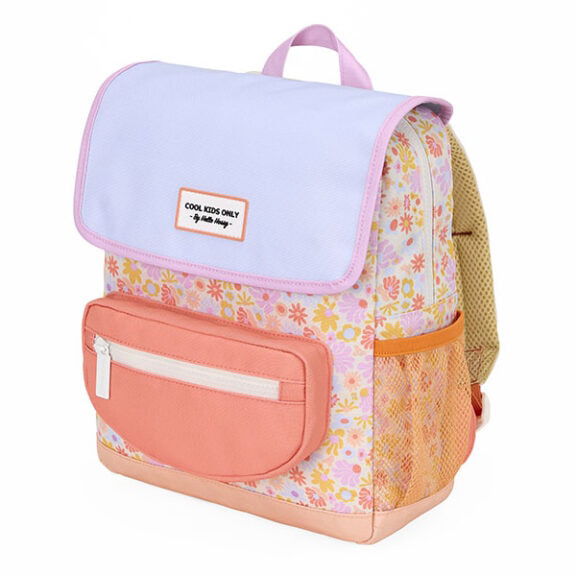 Hello Hossy - Backpack Retro Flowers Mini rugzak rugtas back to school schooltas gymtas