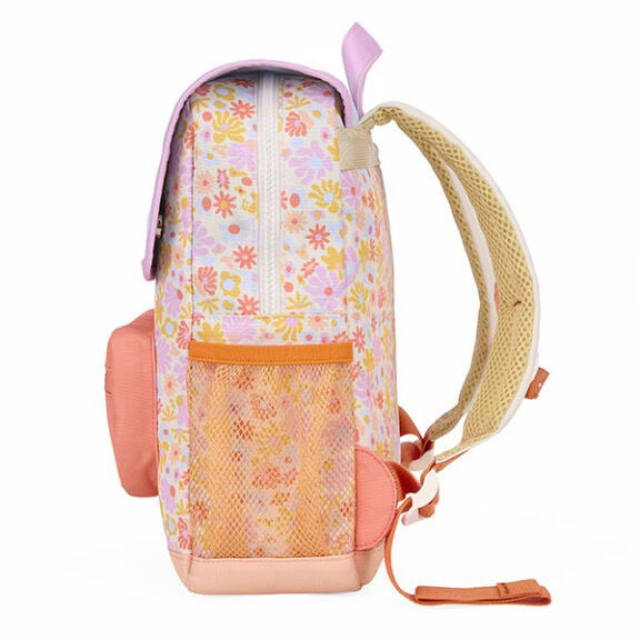 Hello Hossy - Backpack Retro Flowers Mini rugzak rugtas back to school schooltas gymtas