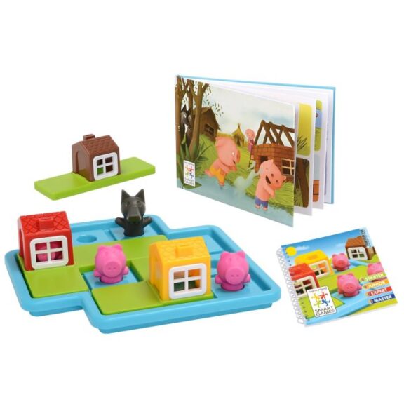 Smart Games drie kleine biggetjes denkspel gezelschapsspel familiespel logica logic