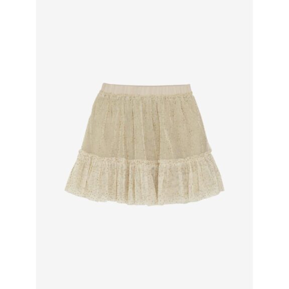 Huttelihut - Rok goud tule glitter kinderkleding winterkleding feestkleding outfit