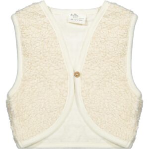 Riffle Amsterdam - Gilet Babou Teddy vest beertje creme beige off-white
