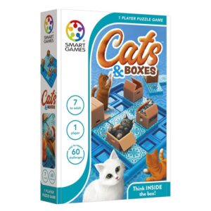 Cats and boxes Smart Games denkspel gezelschapsspel familiespel logica logic poes doos