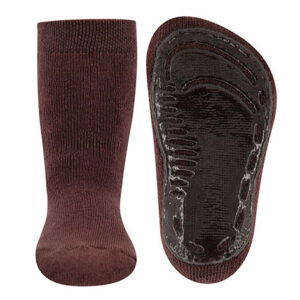 Ewers - Anti slip sokken mocca antislip nonslip regenboog kinderdagverblijf babysokken kindersokken siliconen
