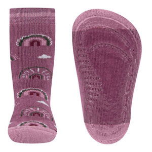 Ewers - Anti slip sokken rainbow dusty rose antislip nonslip regenboog kinderdagverblijf