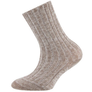 Ewers - Sokken mouline beige geitenwollen sok warm winter wol wollen