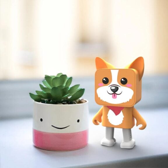 MOB - Dancing Animal Speaker Corgi boxje dansen spotify usb draadloos wireless