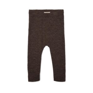Petit by Basics legging brown merinowol wol merino warmteregulerend zelfreinigend duurzame babykleding winterkleding unisex