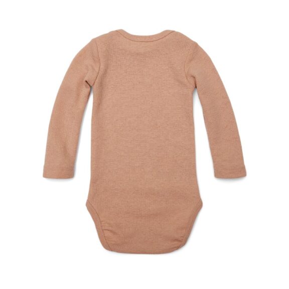 Petit by Basics romper nude merinowol wol merino warmteregulerend zelfreinigend duurzame babykleding winterkleding unisex