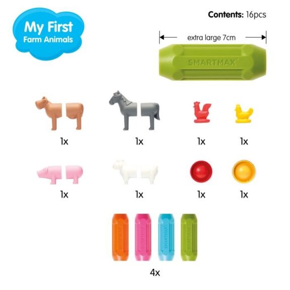 Smartmax my first farm animals magneten dieren speelgoed baby motorisch