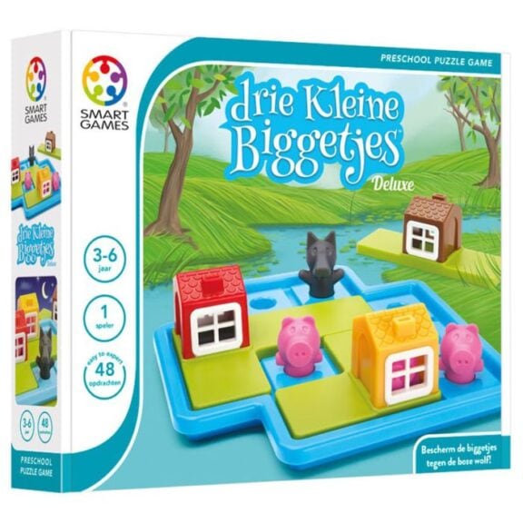 Smart Games drie kleine biggetjes denkspel gezelschapsspel familiespel logica logic