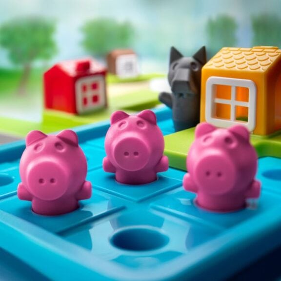 Smart Games drie kleine biggetjes denkspel gezelschapsspel familiespel logica logic
