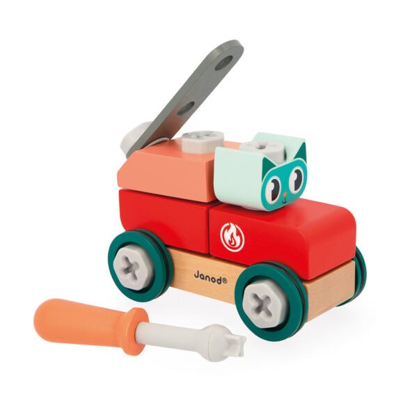 Janod - Brico kids wagen met kat