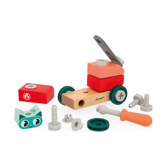 Janod - Brico kids wagen met kat