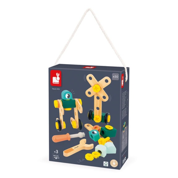Janod - Brico Kids Ton 50 stuks