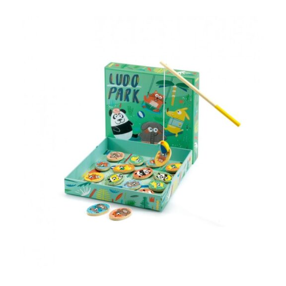 LudoPark van Djeco, een veelzijdig spel met vier verschillende spelvarianten voor uren speelplezier met vrienden en familie