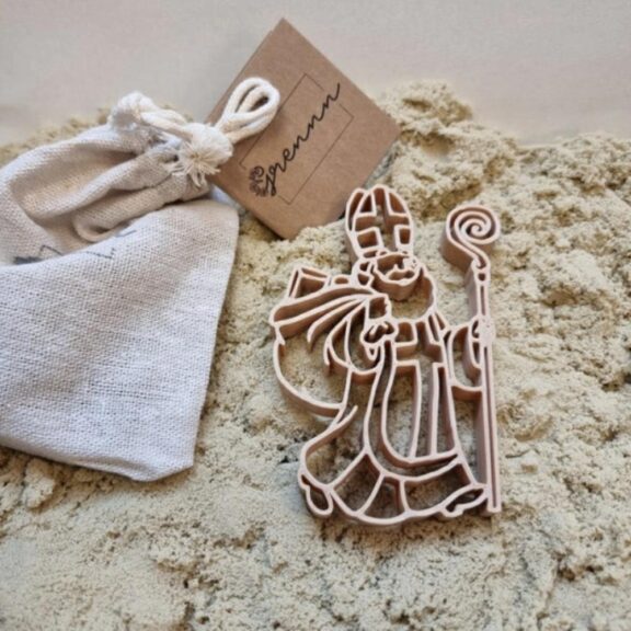 Sinterklaas uitsteker van Grennn voor magical sand, perfect voor het maken van leuke figuren en creaties tijdens het Sinterklaasfeest.