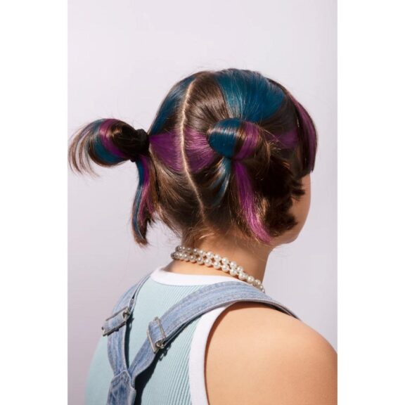OMY - Haarkrijt gekleurd haar verf chalk hair color verven cadeautip