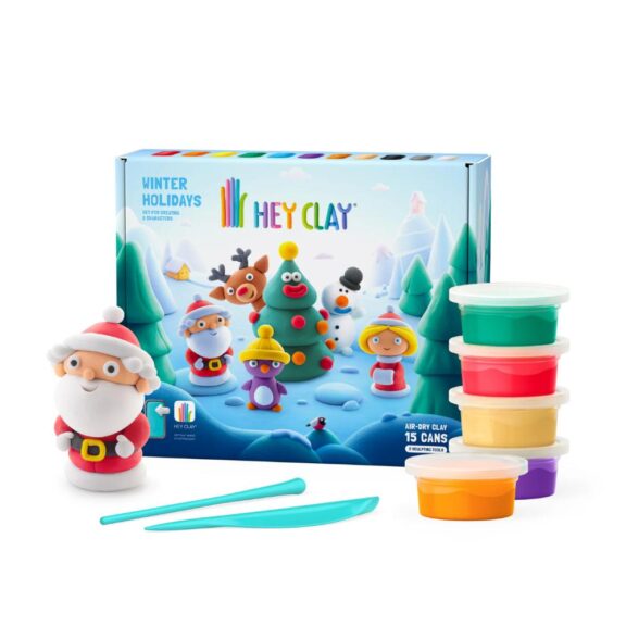 Hey Clay Winter Holidays klei cadeautip creatief kleien knutselen