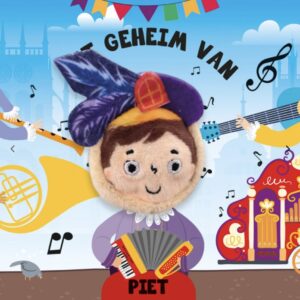 Lantaarn - Vingerpopboekje Piet Sinterklaas schoenkado schoencadeau Sint