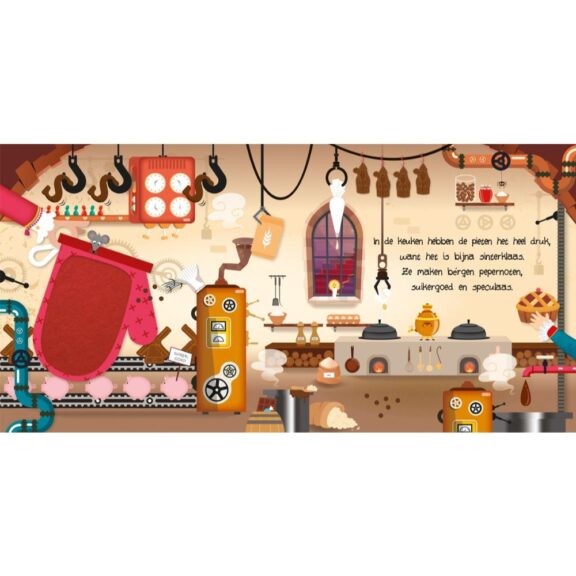 Kijk en voel boekje - Sinterklaas Sint Nicolaas Goedheiligman cadeau schoencadeau boek prenten piet ozosnel stoomboot