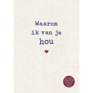 Kosmos - Waarom ik van je hou invulboek moederdag vaderdag opa oma