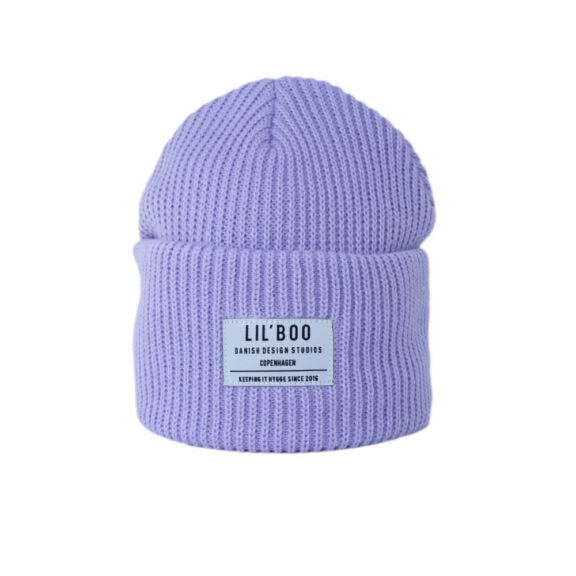 Lil' Boo - Hygge Beanie Light Purple lila paars muts wintermuts kinderkleding