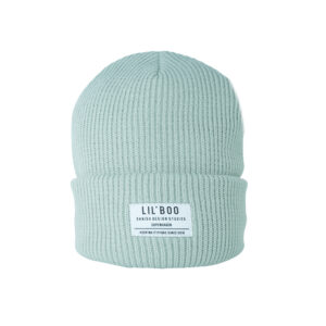 Lil Boo Hygge Beanie - Mist Mint Mist Mint primary groen sage muts wintermuts kinderkleding