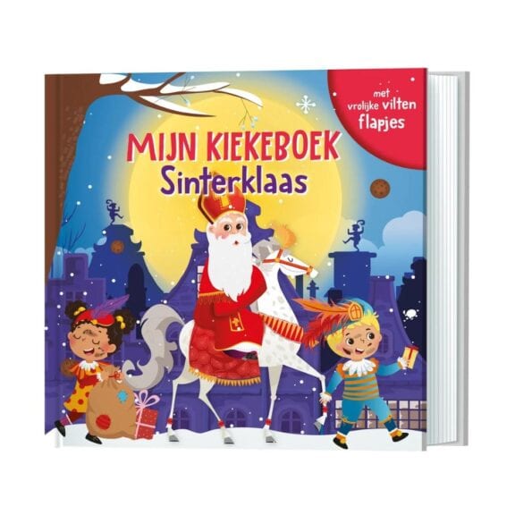 Lantaarn - Mijn kiekeboek Sinterklaas Sint Nicolaas Goedheiligman cadeau schoencadeau boek prenten piet ozosnel stoomboot flapjes zoeken babyboek
