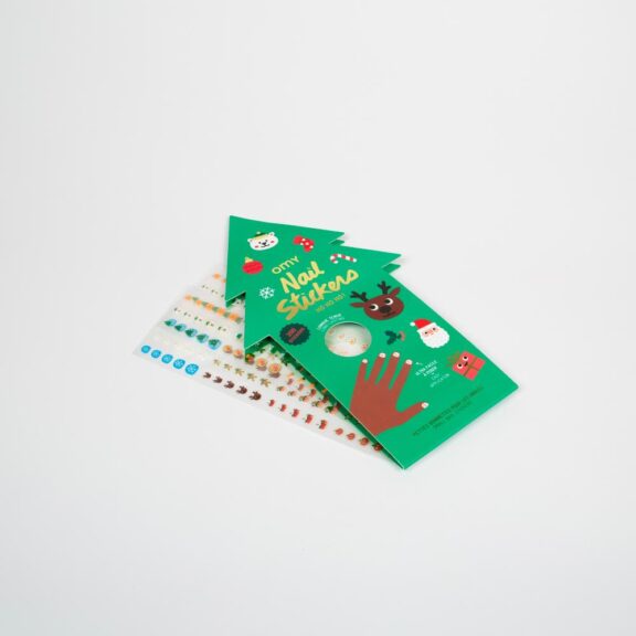OMY Nagelstickers Kerst stickers nagel manicure nagellak cadeautip kerstboom rendier kerstbal kerstman