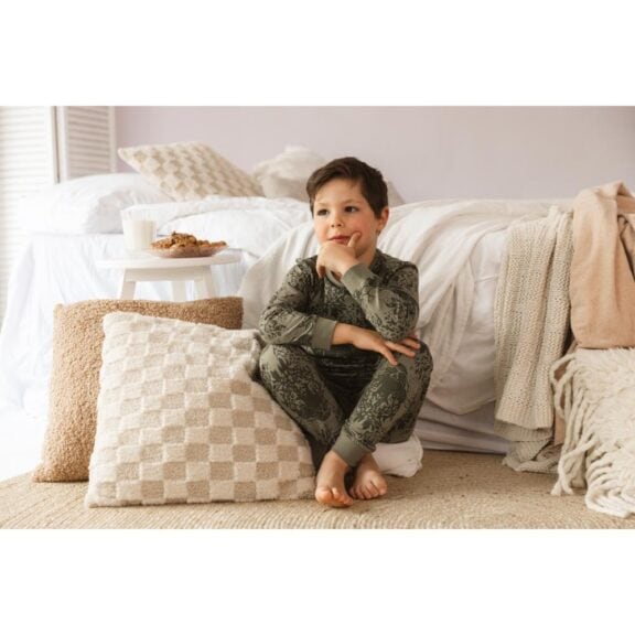 Quapi - Pyjama PUCK Leopard nachtkleding kadotip cadeau ochtend bed kinderpyjama roofdier luipaard tijger print babypyjama